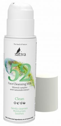 Очищающее молочко №52 (150 мл), SATIVA