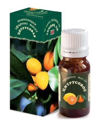 Эфирное масло Цитрусовая (композиция эфирных масел) (10 мл), Эльфарма